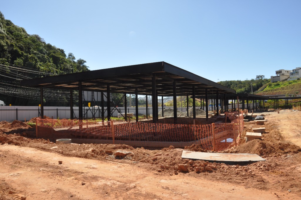 Evolução da obra - Avanço estrutural do complexo